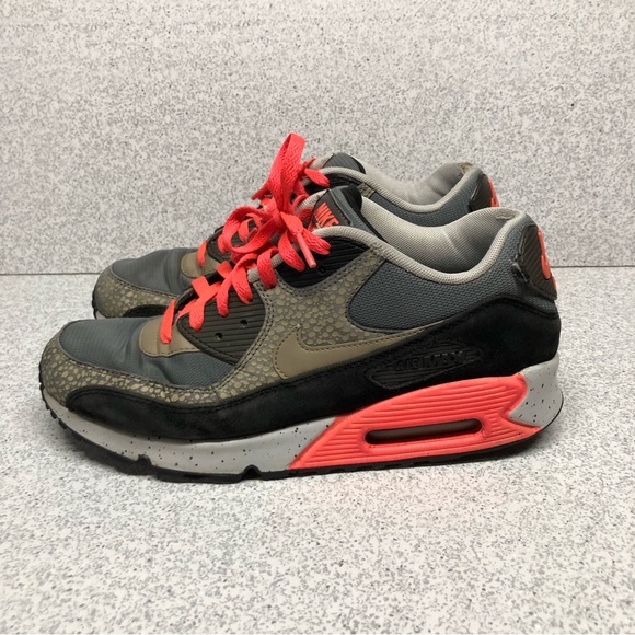 Nike Other - Nike Air Max 90 Premium Pink Safari Mens 700155-006 Size 10 PreOwned
